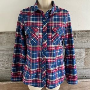 Kuhl Alina flannel button down shirt size small